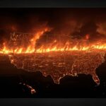 Estados Unidos em chamas